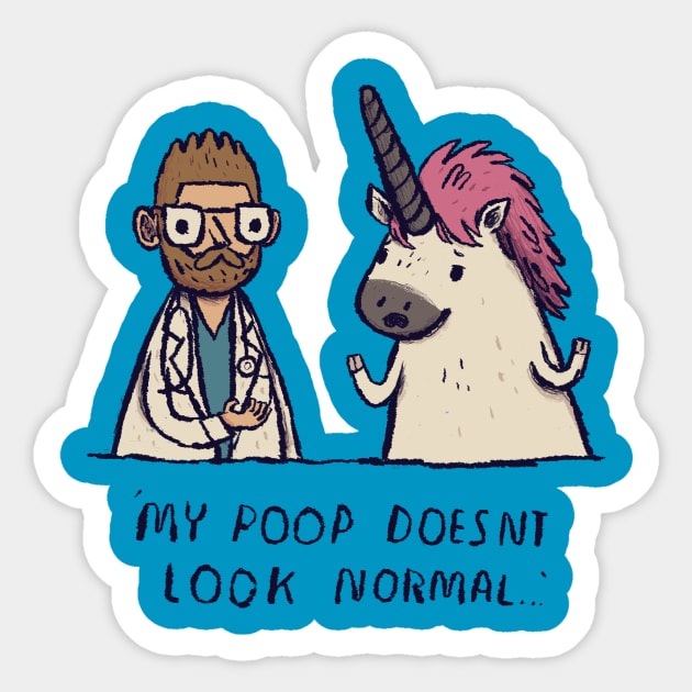 unicorn poop Sticker by Louisros